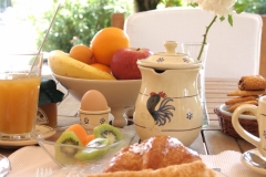 la colazione al B&B il Casale